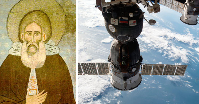 В 2008-2009 гг. в космосе побывала частица мощей преподобного Сергия Радонежского