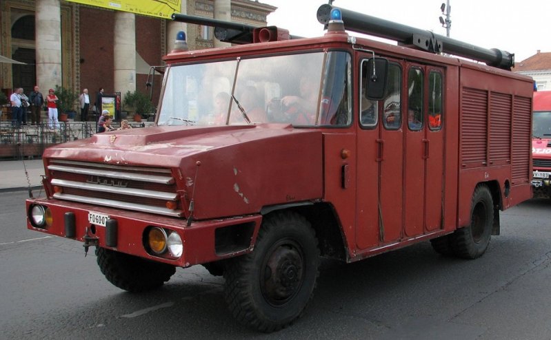 Икарус-526 – венгерский пожарный автомобиль
