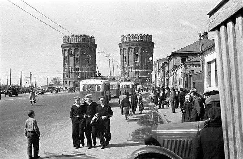 Крестовские водонапорные башни. Марьина роща. 1930-1938 гг.