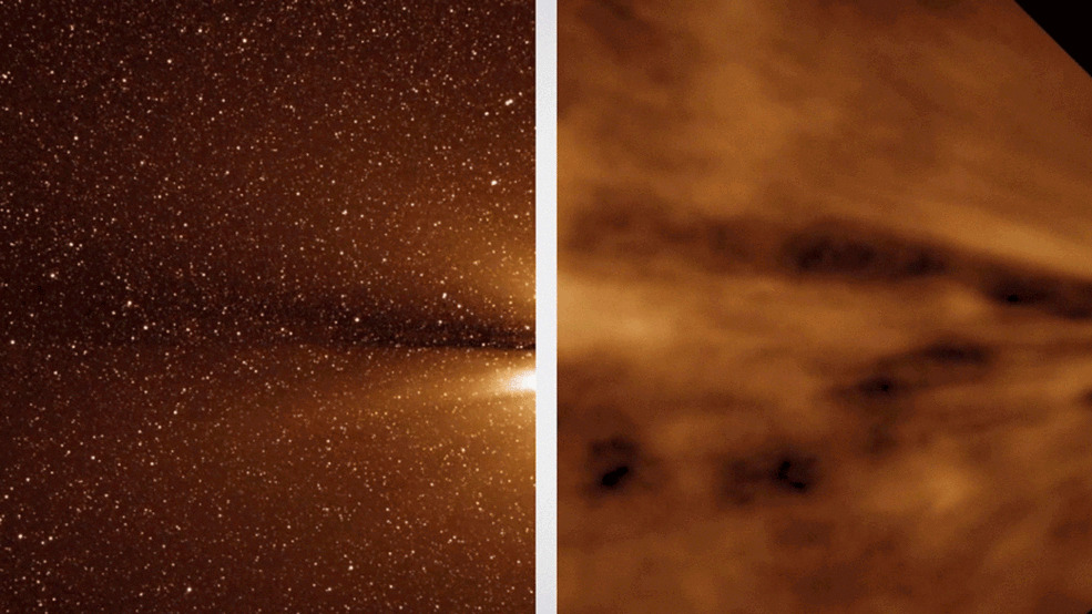 В прошлом месяце NASA впервые опубликовало кадры солнечного ветра