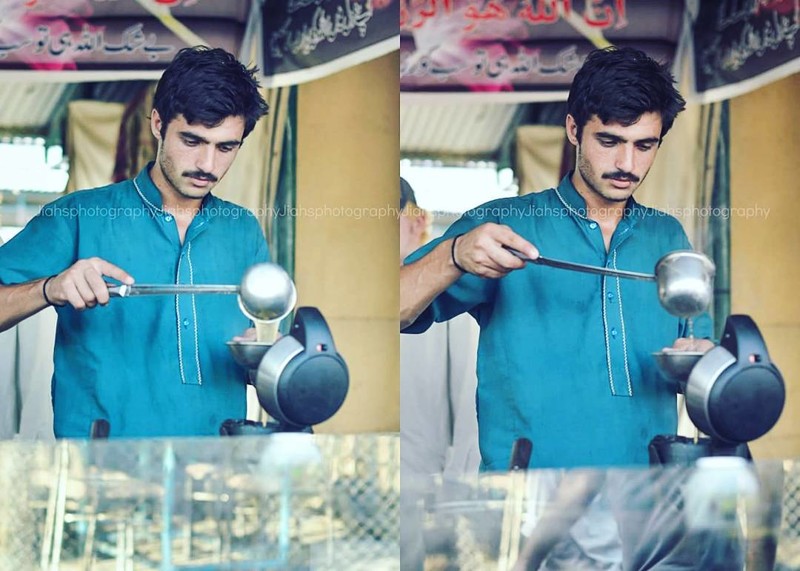 «Горячий продавец чая» из Пакистана подписал модельный контракт благодаря Сети