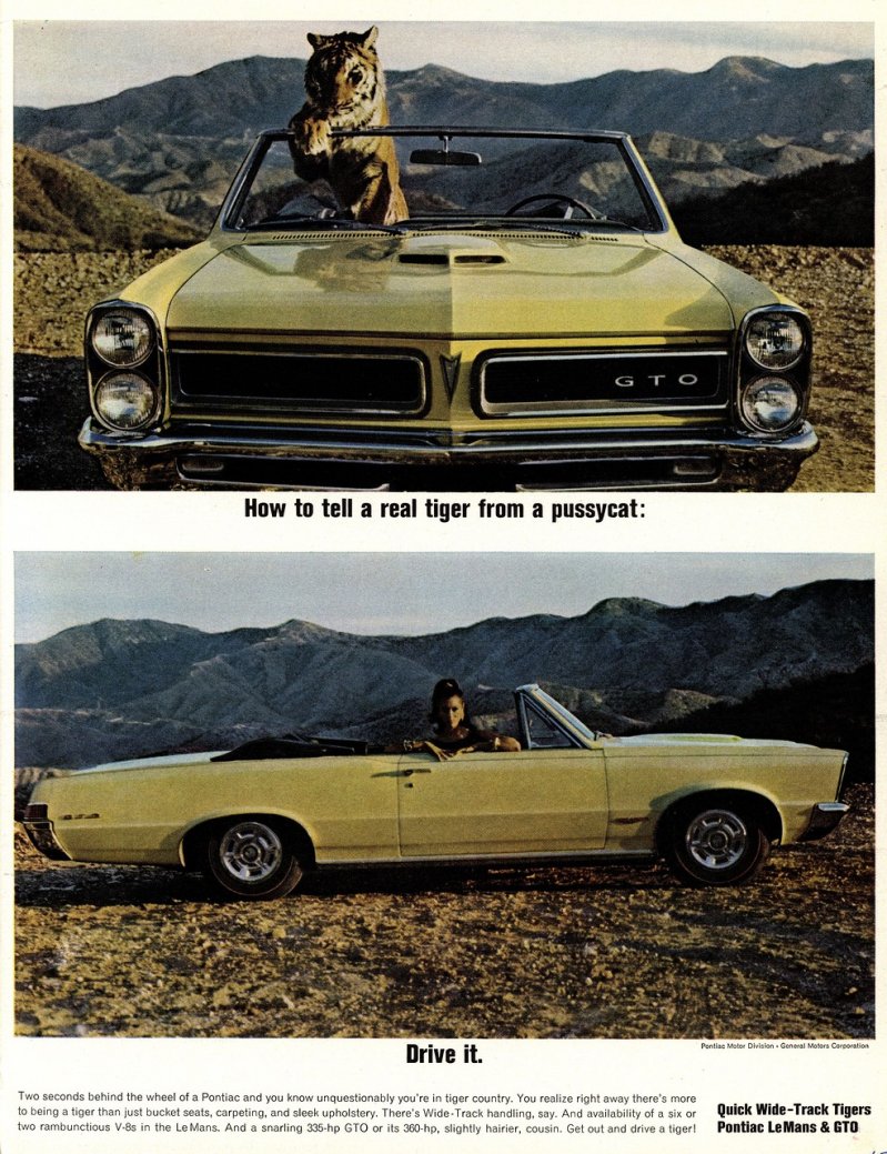 ... тигр у Pontiac в 1965-66 гг.