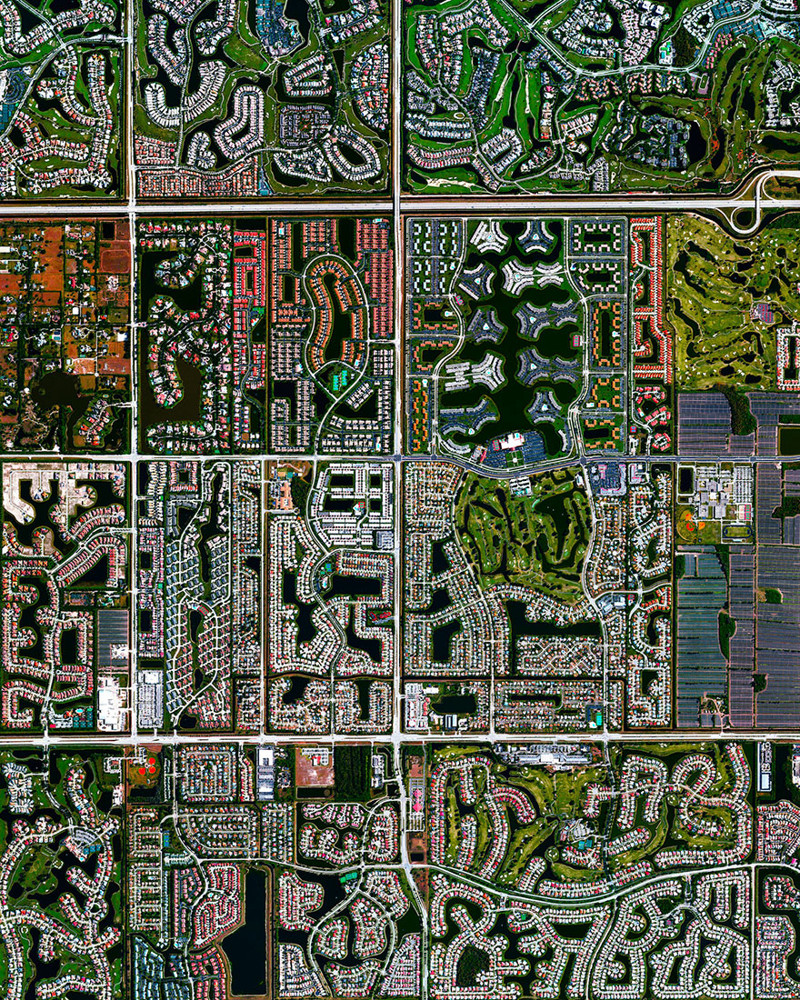 9. Бока Район, Флорида фото со спутника, фотограф Бенджамин Грант, фотографии