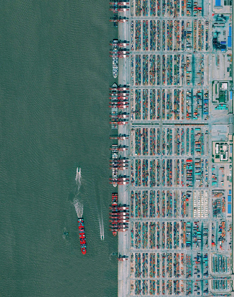 Порт Шанхая, Китай