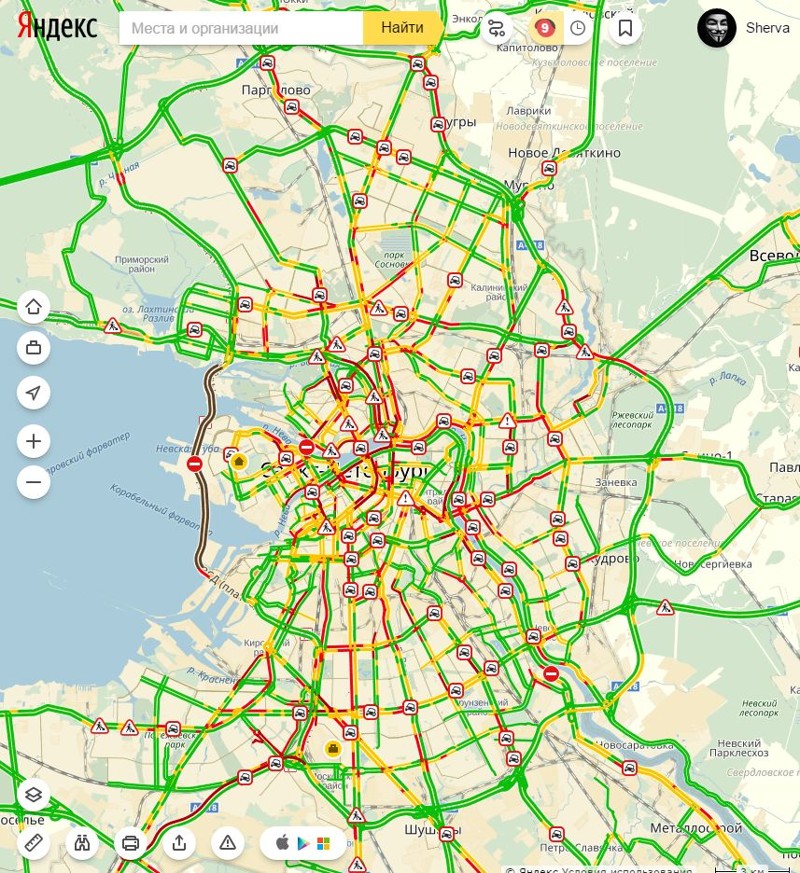 Карта пробок в спб в реальном. Движение на дорогах Санкт-Петербурга. Карта пробок СПБ. Загруженность дорог СПБ по часам. Точка на карте СПБ.