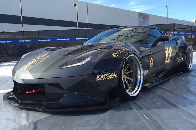 Gi Automotive Black Manta Corvette.