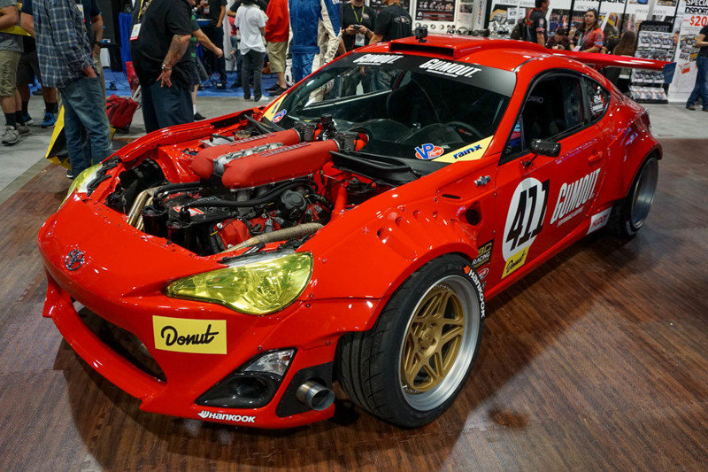 Huddy Motorsport Toyota GT86 V8 4.5 Ferrari.