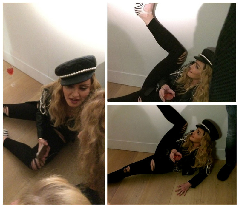 Потрепана, но не побеждена: старушка Мадонна шокирует гостей престижной фотовыставки в Лондоне