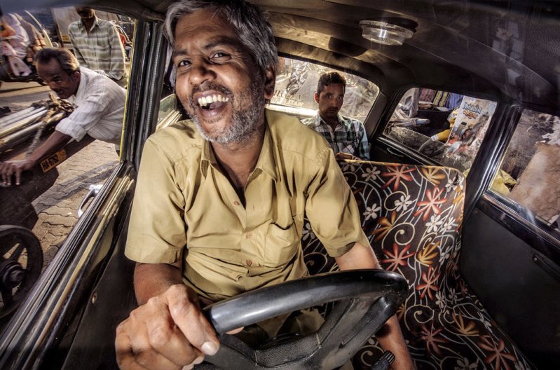 Фотографии таксистов в Мумбаи