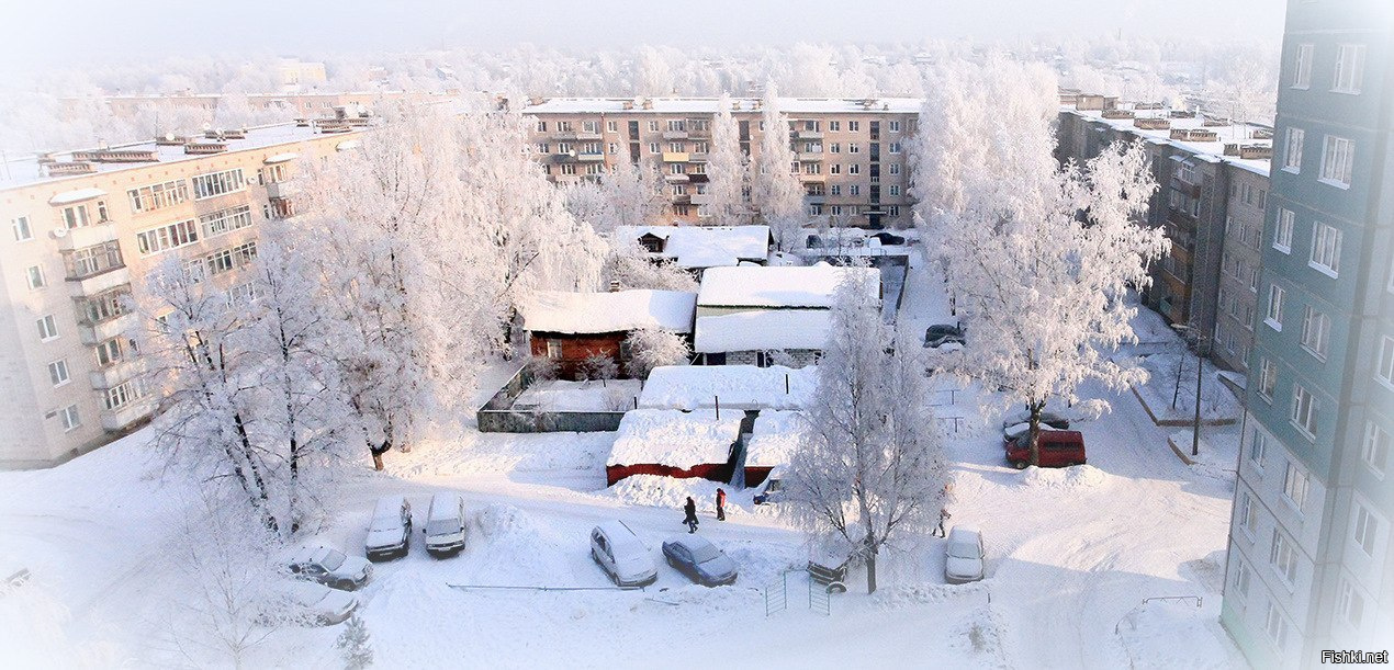 Фото Дворов Зимой