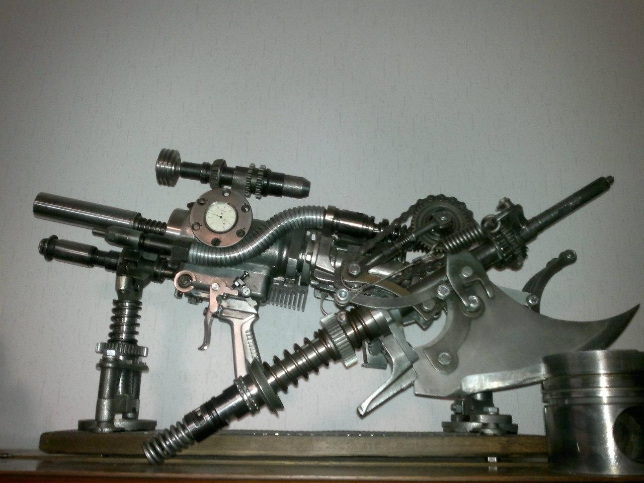 Самодельные игрушки из автохлама