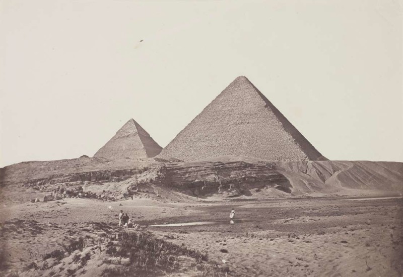 Первая фотография пирамид (1857 г.)