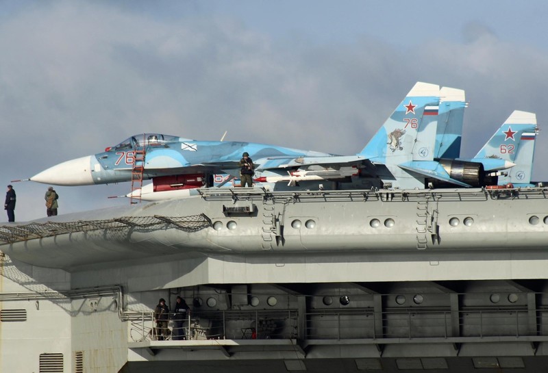 Авиагруппа "Адмирала Кузнецова" готовится к осуществлению удара