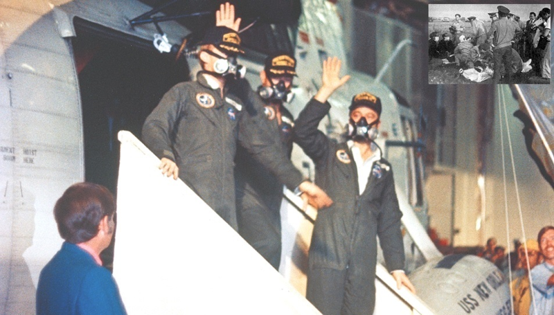 1971 г. «Аполлон — 14», А. Шепард, Э. Митчелл, С. Руса , 10 суток от старта ракеты до возвращения «астронавтов»