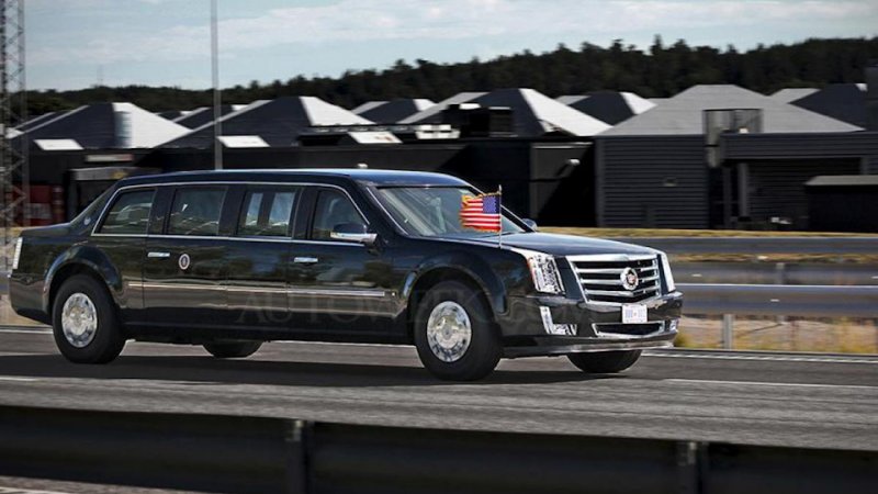 Возможный внешний вид будущего лимузина Cadillac Presidential (2017) для Дональда Трампа