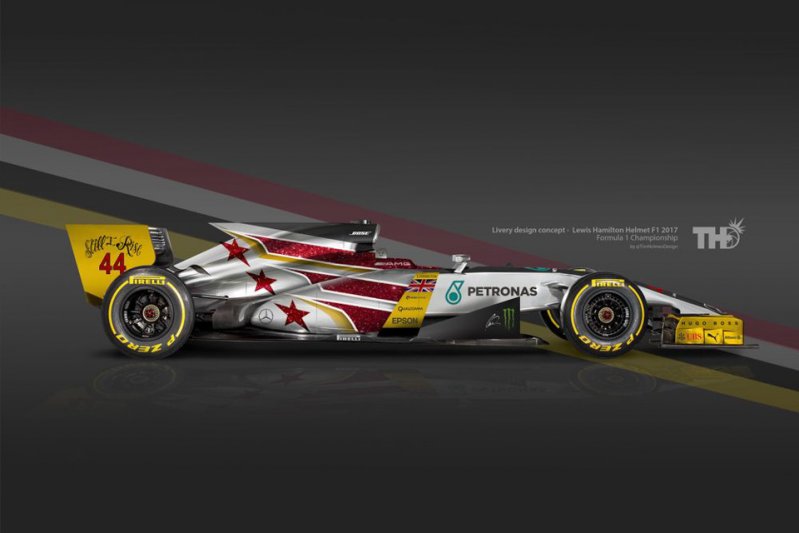 Британский дизайнер предложил свою раскраску болидов Формулы-1