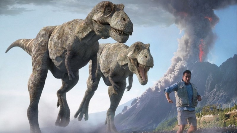 Люди жили вместе с динозаврами