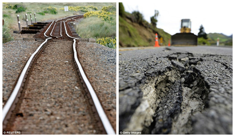 Фотохроника землетрясения в Новой Зеландии