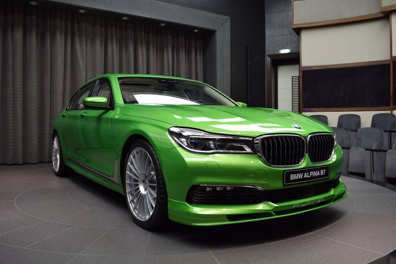 BMW m7 Alpina Green