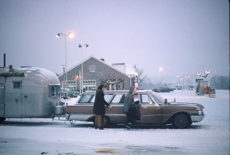 Остановка во время путешествия по Пенсильвании, 1963 год.