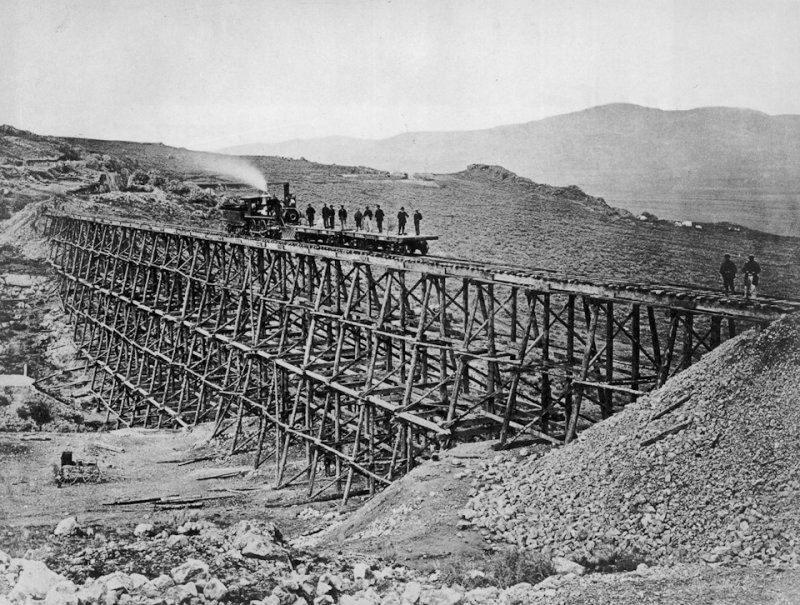 Железнодорожные эстакады в США, середина XIX - начало XX века