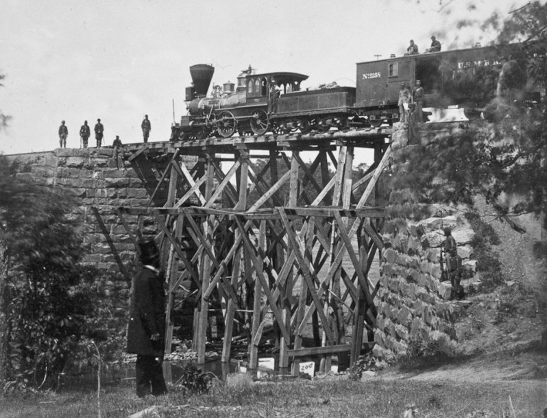 Железнодорожные эстакады в США, середина XIX - начало XX века