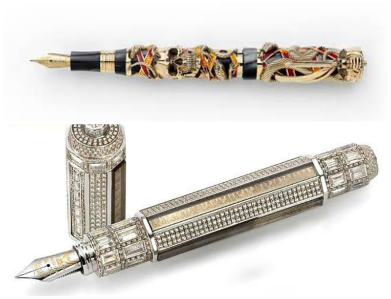 Шикарные перьевые ручки - модный, стильный и порой очень дорогой аксессуар для деловых людей