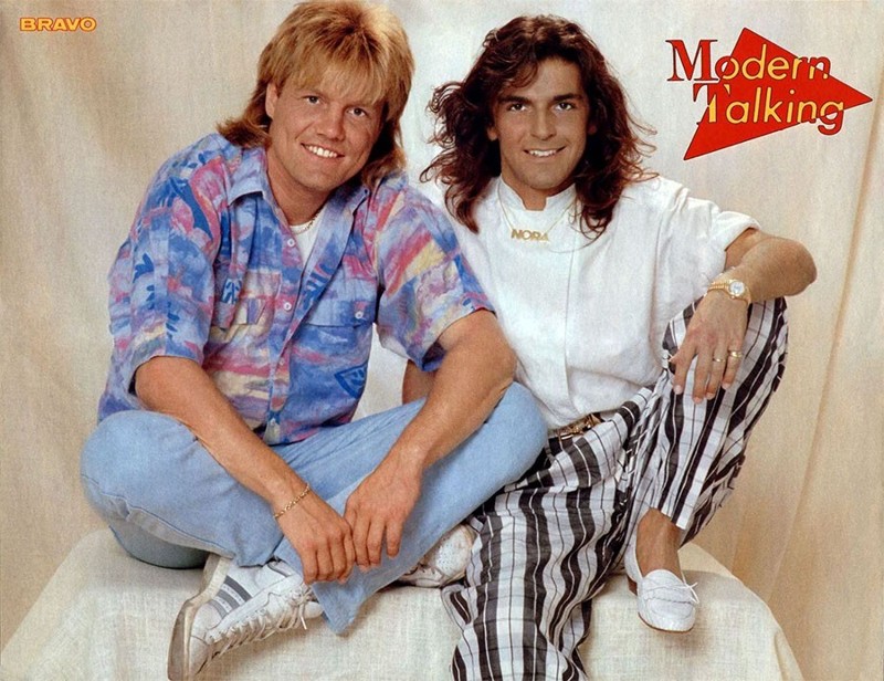 Да ещё чуть позднее Modern Talking, которые звучали во второй половине 80-х наверное из каждого утюга