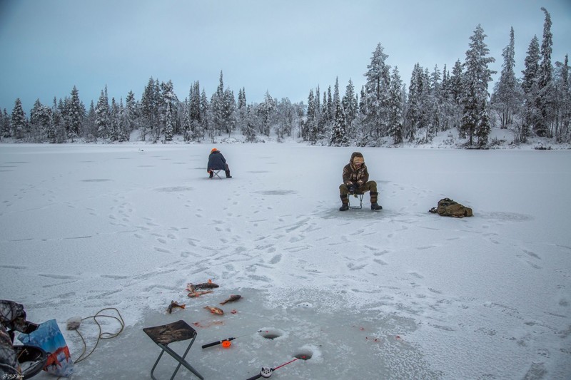 Зимняя рыбалка на севере