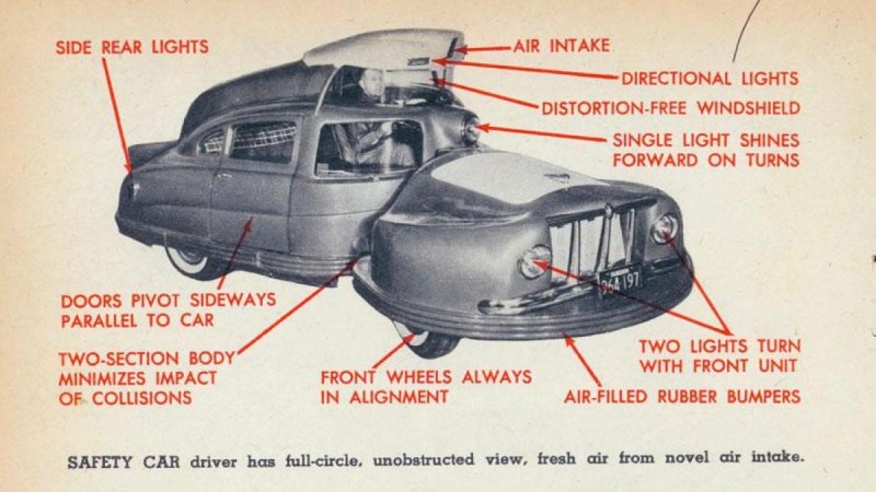   Собственно говоря, мистера Джерома, автора этого творения, мало волновал дизайн этого бывшего Nash 1948 года выпуска, гораздо больше внимания он уделил технической начинке.