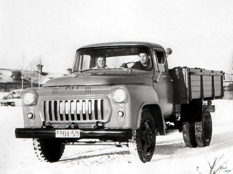 На фото ГАЗ-56 (1960 г.)
