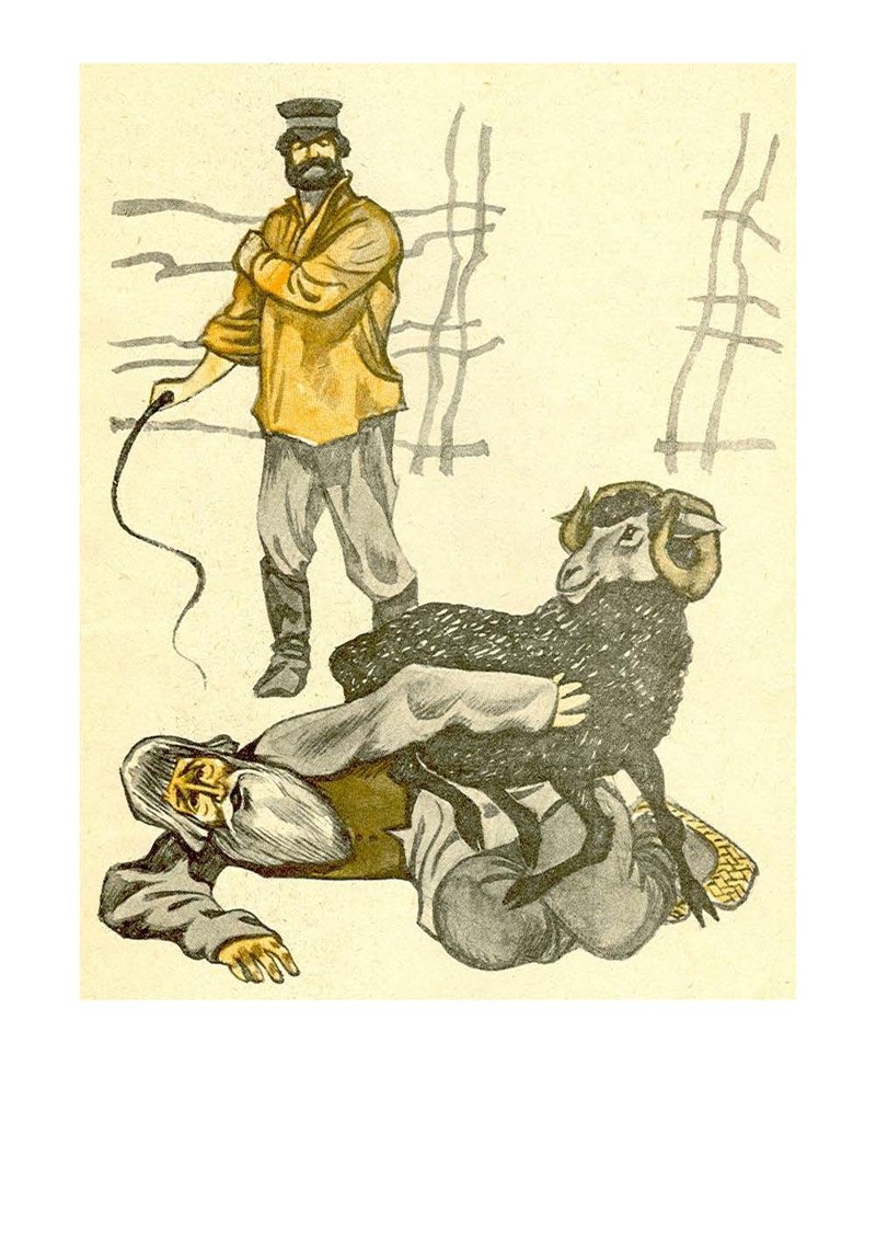 Иллюстрации к басням Толстого Льва Николаевича
