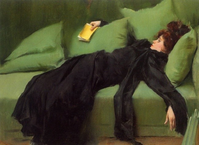 3. "Юная декадентка", Рамон Касас, 1899 г.