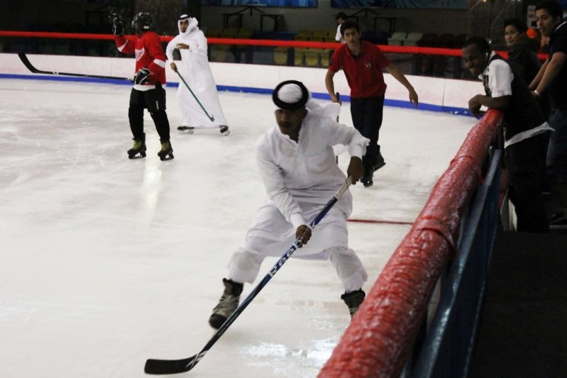 Арабский хоккеист 