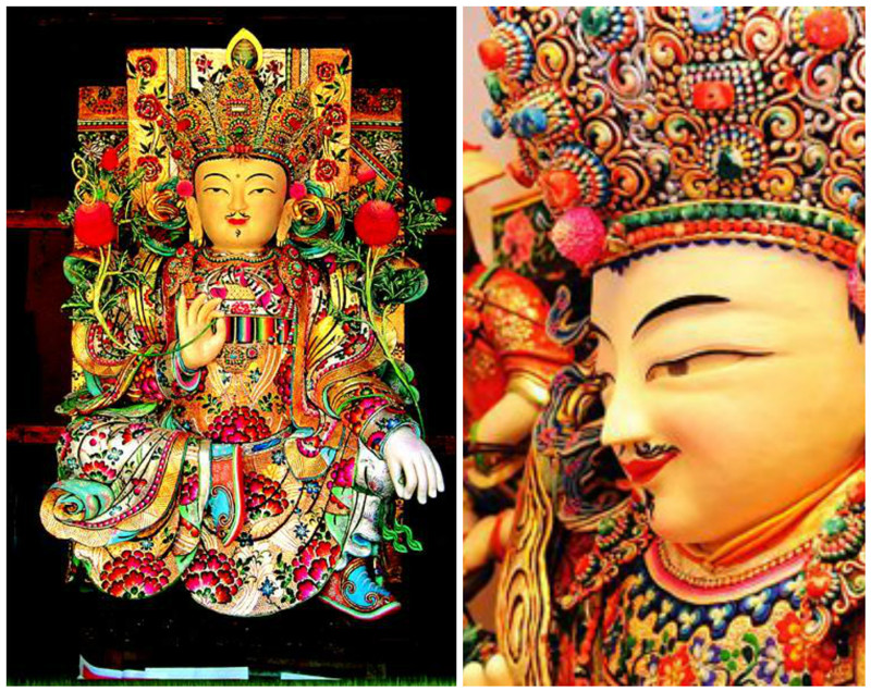 Монастырь Тар, Тибет. Масляная скульптура для ежегодного Фестиваля масляных фонарей (Lantern Festival)