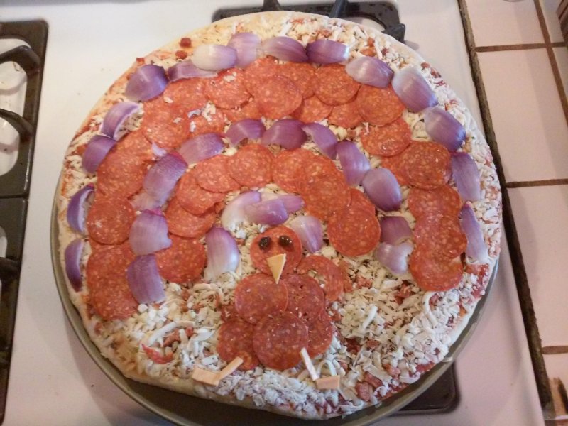 Пицца на День благодарения 