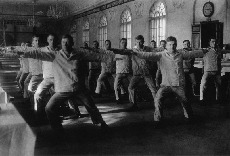 Курсанты Высшего Военно-Морского училища, Ленинград, 1931 год