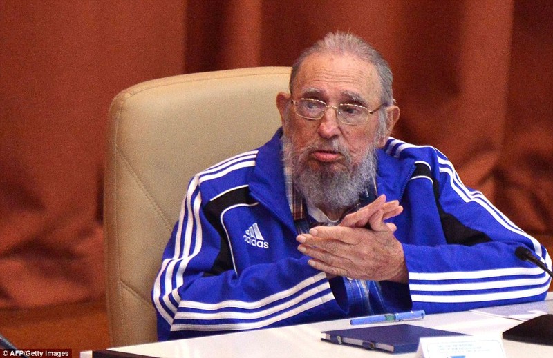Фидель Кастро в апреле 2016 г.