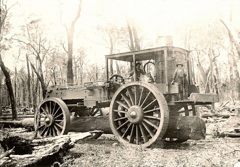 Паровой трактор "Steam whim" 1897 года