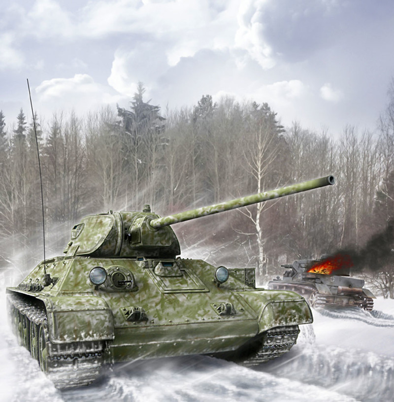 Поле боя. Т-34-57 - редкий танк, который спас Сталина и мог бороться с "Тиграми" 