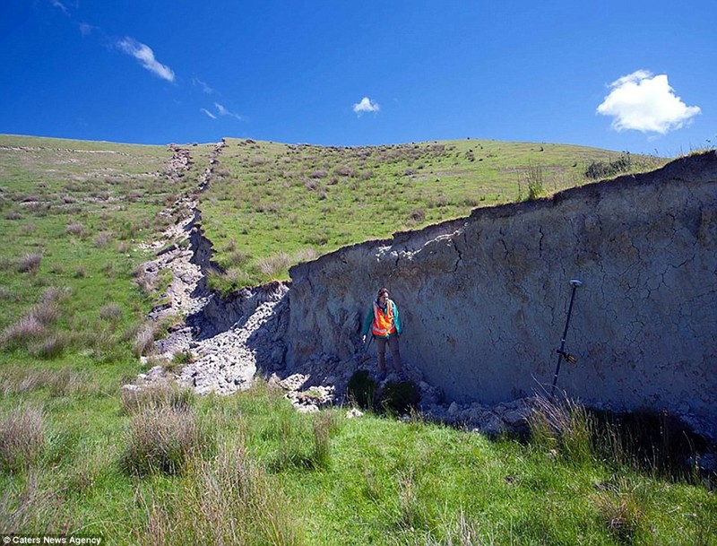 Великая стена: в результате землетрясения в Новой Зеландии образовались стены высотой 5 метров