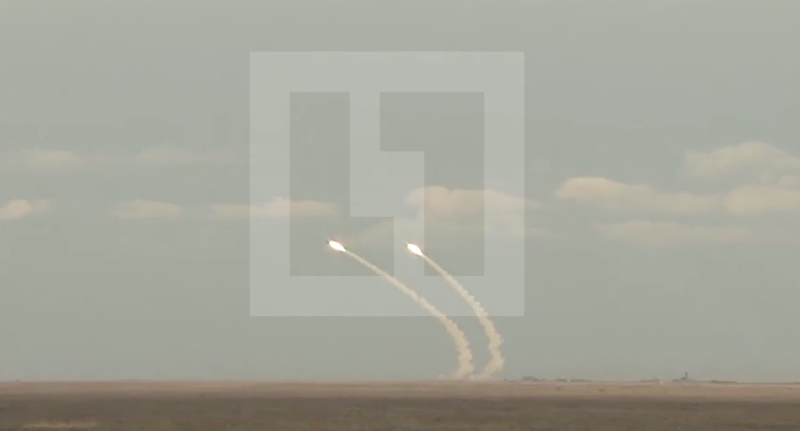 Видео ракетных учений Украины на границе с Крымом