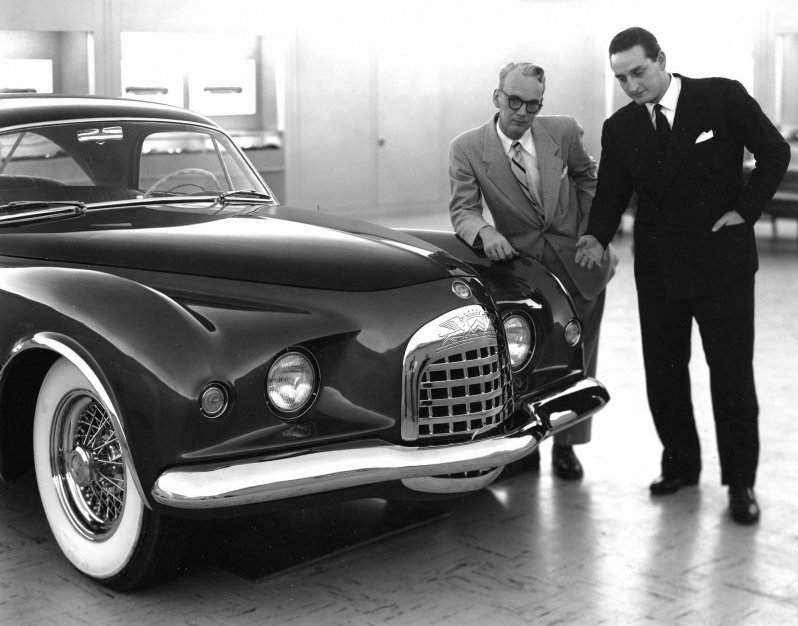 Экснер и Луиджи Сегре у Chrysler K-310