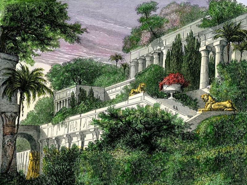 9. Висячие сады Вавилона: история и легенда