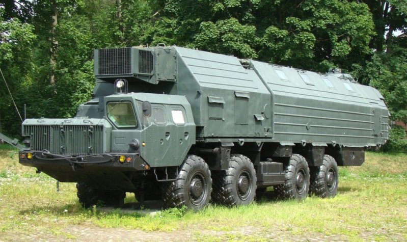 Самая распространенная машина боевого дежурства 15В148 в типовом кузове на шасси МАЗ-543М