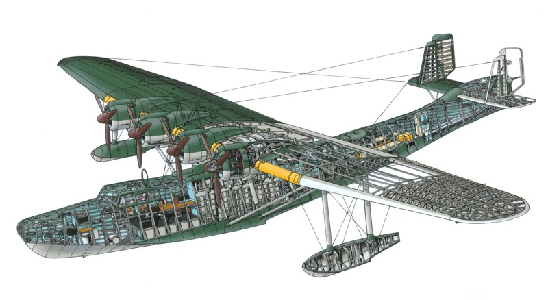 H6K — летающая лодка, четырёхмоторный моноплан-парасоль цельнометаллической конструкции. Разработан под руководством Сидзуо Кикахура. (Япония)