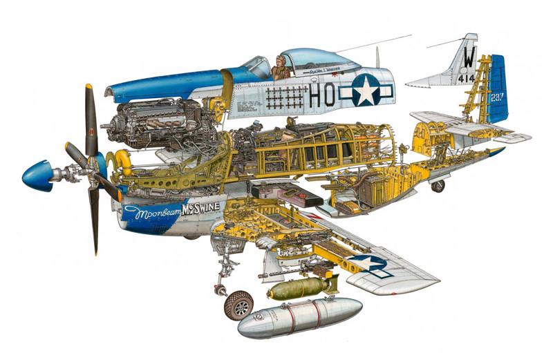 Норт Америкэн Р-51 Мустанг — американский одноместный истребитель дальнего радиуса действия периода Второй мировой войны.