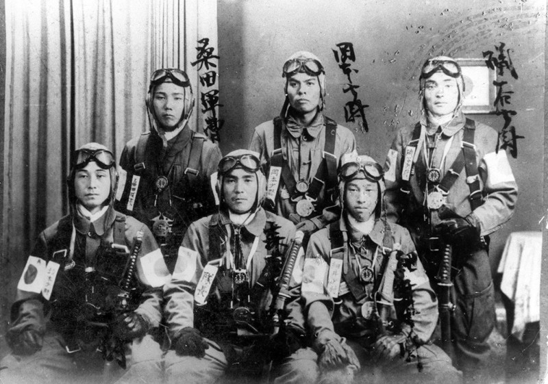 Японские пилоты, участвовавшие в атаке 