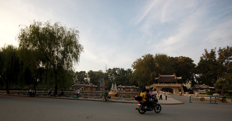 Сохраненная историческая улица в Пхеньяне