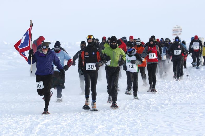 Вниманию бегунов: на Северном полюсе регулярно проходит марафон!